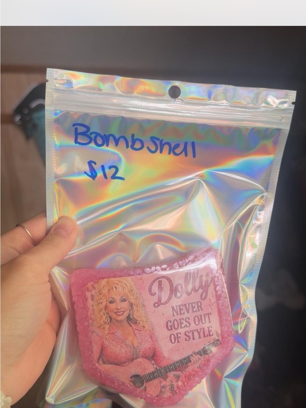 Dolly Pink Scented car freshie